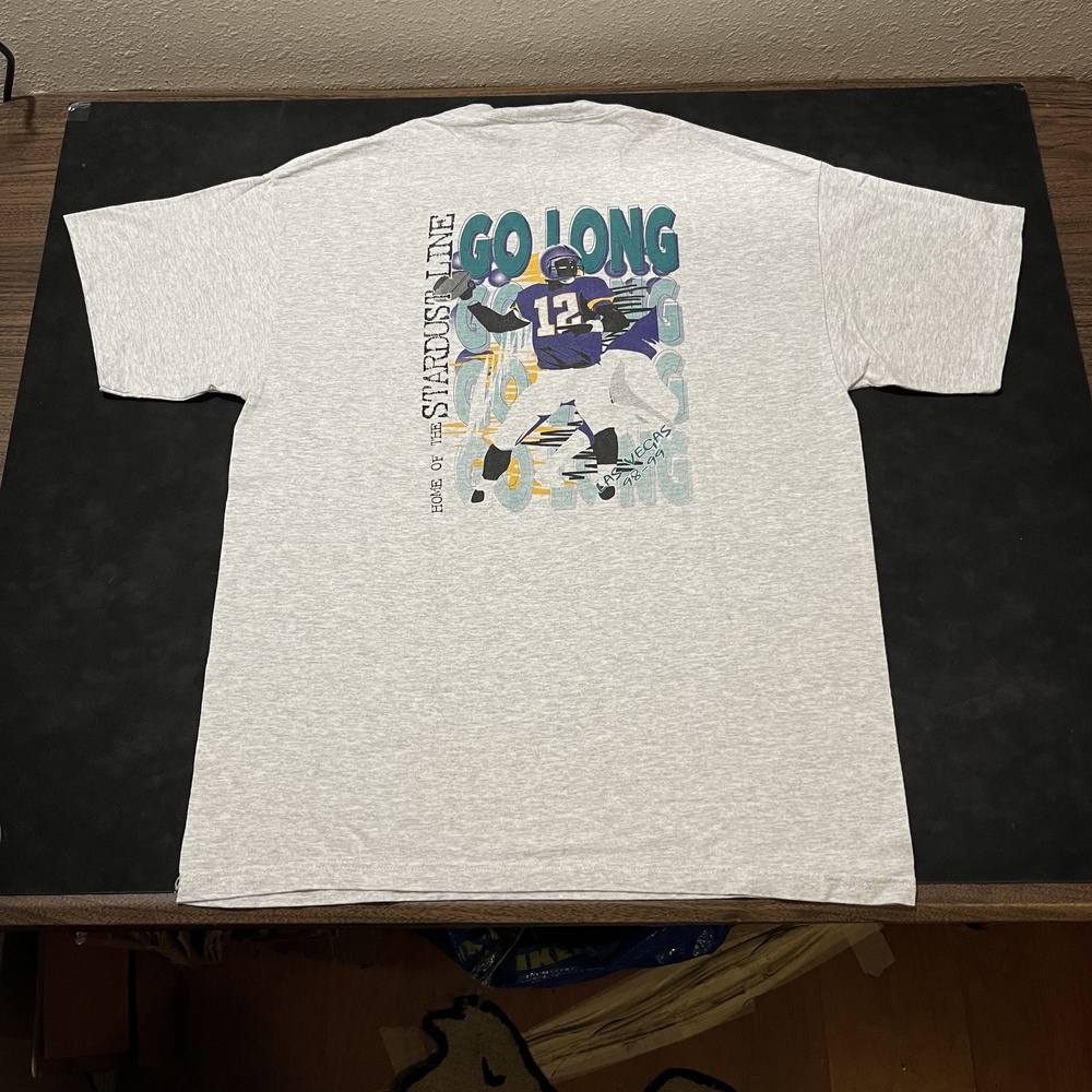 Vintage Stardust Shirt Mens XL Sports Gambling Book Las Vegas Football Tee 90s